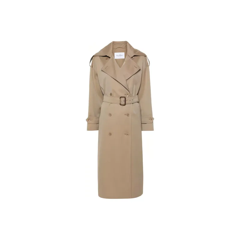 MaxMara Belted Double Breasted Coat-0