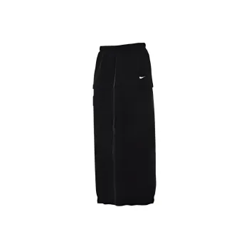 Nike Sportswear Essential Women's Mid-Rise Woven Cargo Midi Skirt Black