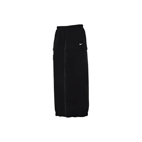 Nike Sportswear Essential Women's Mid-Rise Woven Cargo Midi Skirt Black
