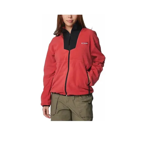 Columbia Sequoia Grove Full Zip Sweat-shirt Jacket Women's Red