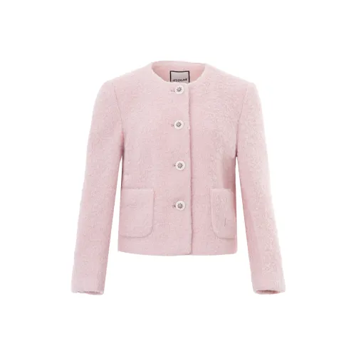 JESSYLINE Velvet feel Coat Women's Filatures Pink