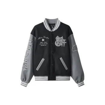 Skechers x Targetto Sportlife Baseball Jacket Women's Carbon Black