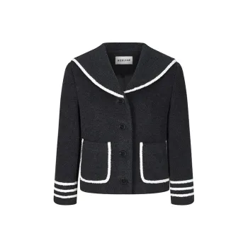 HERLIAN Velvet feel Coat Women's Gray
