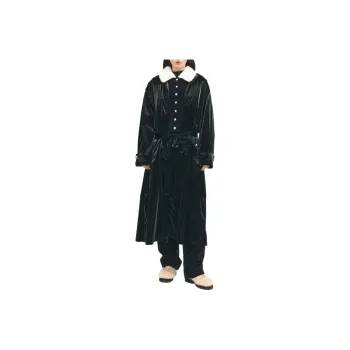 CHANEL NEIGE Ski Series FW24 Trench Coat Women's Black