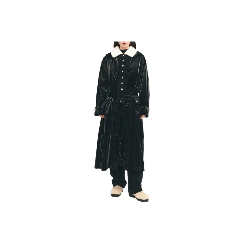 CHANEL NEIGE Ski Series FW24 Trench Coat Women's Black-0