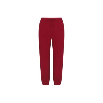 SKIMS Holiday Collection FW24 COTTON FLEECE CLASSIC JOGGER Casual Pants Women's BRICK/Brick Red