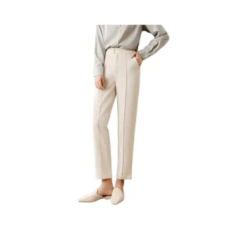Mo Han Yi Mei Casual Pants Women's Ecru