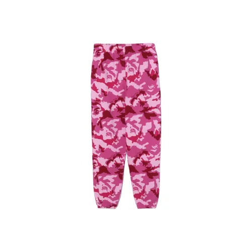A BATHING APE Casual Pants Women's Pink
