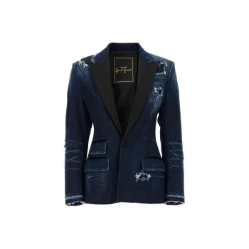 DSQUARED 2 Distressed Denim Blazer