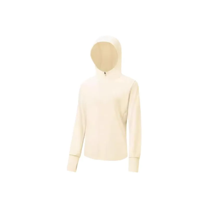 XTEP Trench Coat Women's Mountain Moon White-0