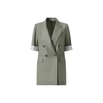 IDPAN Business Suit Women's Gray Green