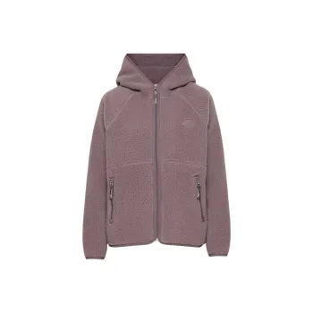 ARITZIA Tna Polartec Thermal Pro Hooded Zip Hoodie Velvet-feel Coat Women's Smoked Eggplant Purple