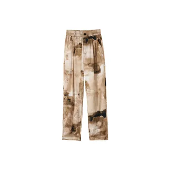0571 Family Casual Pants Women's Light Coffee