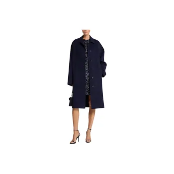 MICHAEL KORS Double Faced Wool Oversized Balmacaan