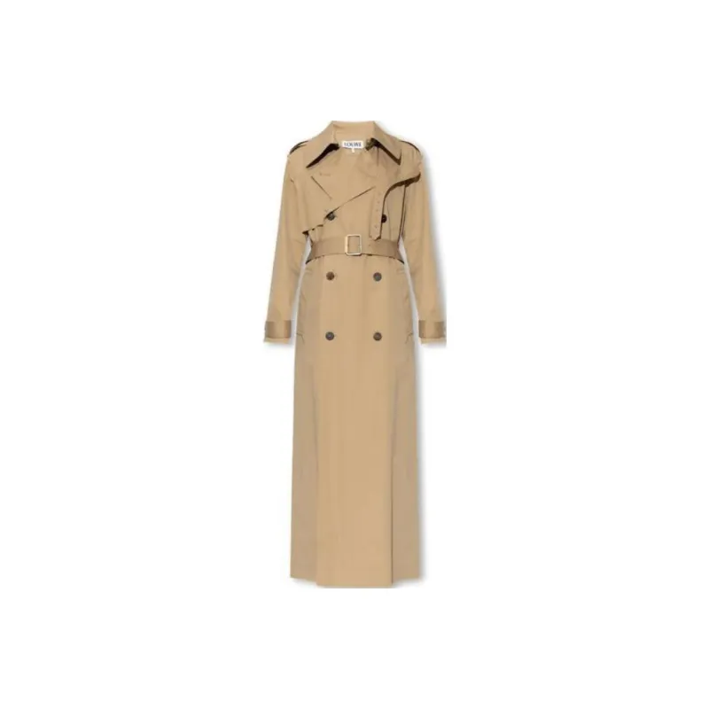 LOEWE Trench Coat Women's Light Brown-0