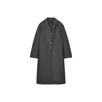 ZARA ZW Series Coats Women's Coal Gray