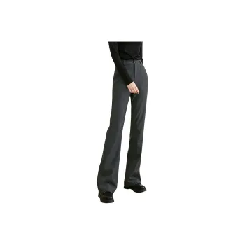 Late White Casual Pants Women's Dark Gray