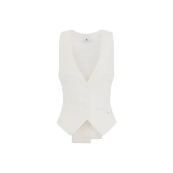 Elisabetta Franchi Gabardine Waistcoat