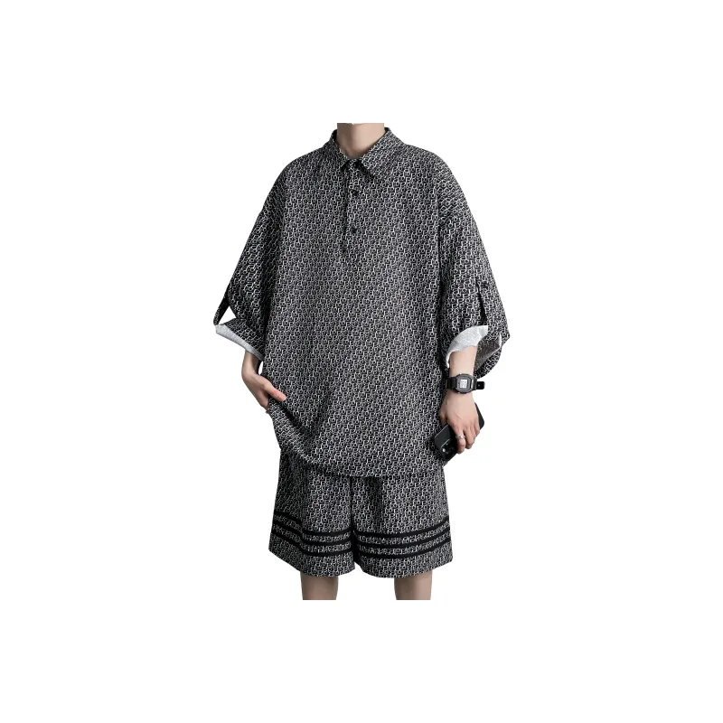 ZWWWZ Shirt Matching Set Unisex-7