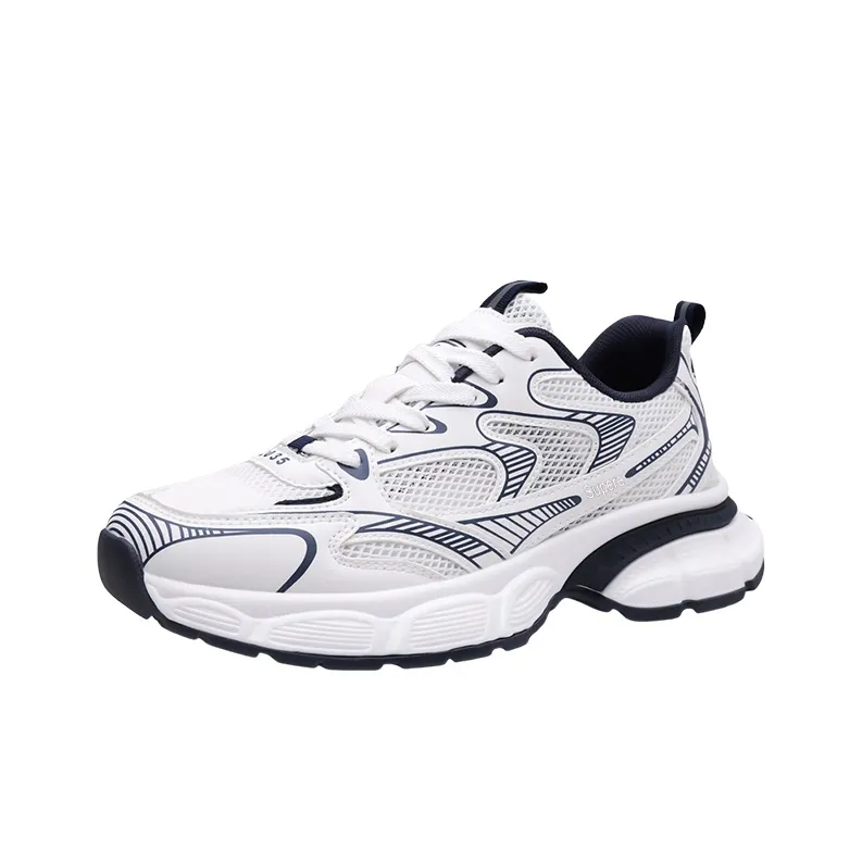 SUPEREDGE Slip Resistant And Abrasion Resistant Coverage Low Top Chunky Sneakers Unisex-4