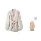 Ecru Slim Fit Dress