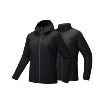 Anta Variety Training Collection Thermal Waterproof Windbreaker Jacket Women's Basic Black
