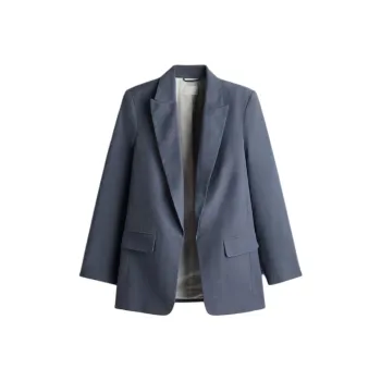 H&M Business Suit Women's Steel Blue
