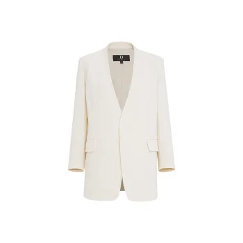 IDPAN Medium Length Coat Women's Ecru