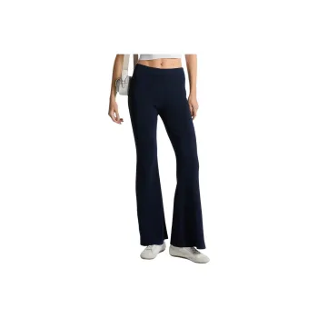 MICHAEL KORS Stretch Ribbed Knit Flared Leggings