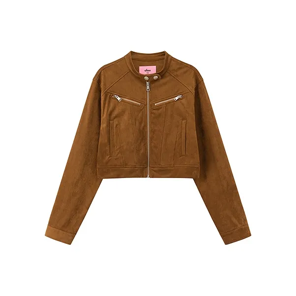 CHUU Cropped Coat Women's Pumpkin-0