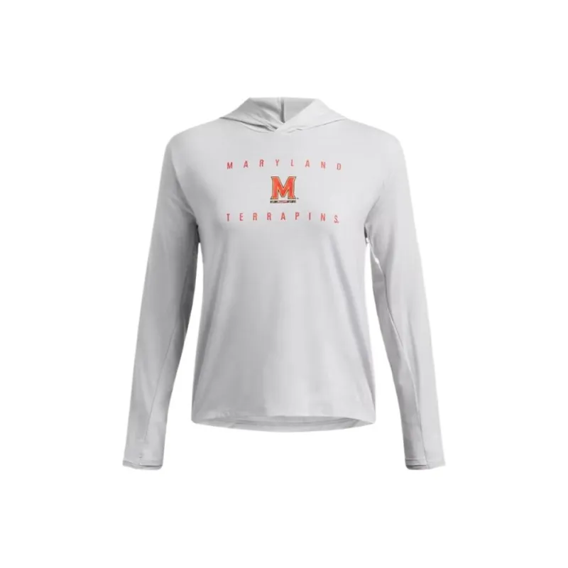 Under Armour BreezyCollegiate Sweatshirt Women's Light Gray-0