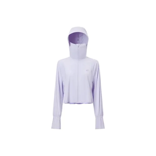 XTEP UV Protection Sun Protection Clothing Women's Sheer Purple