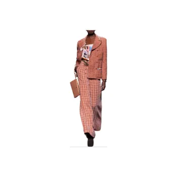 CHANEL Casual Pants Women's Orange
