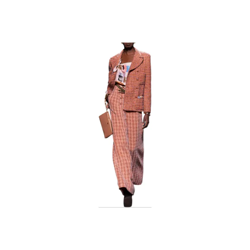 CHANEL Casual Pants Women's Orange-0