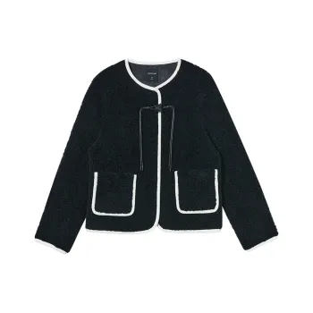 WESTLINK Velvet feel Coat Women's Black