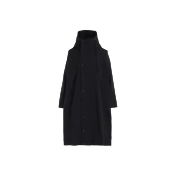 Yohji Yamamoto Femme SS25 Coat Women's Black