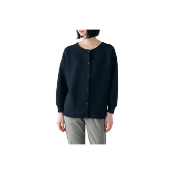 Mizuno Breath Thermo Ripple Quilt 2WAY Velvet feel Coat Women's