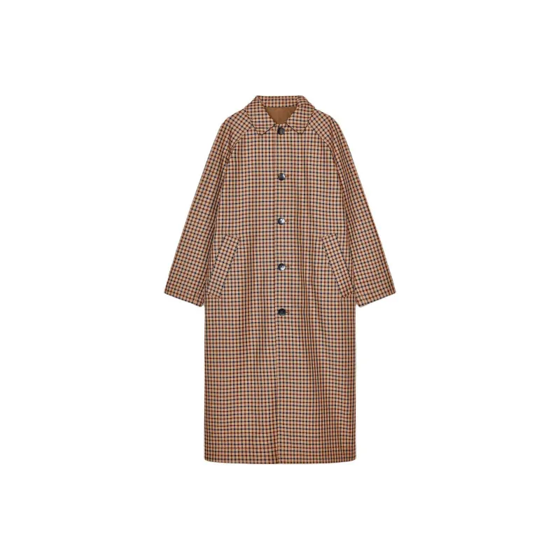 ZARA Trench Coat Women's Dark Camel-0