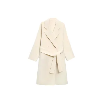 DEAR DEER PUFF Coats Women's White