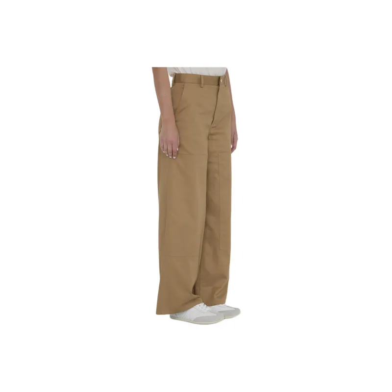 CELINE Button Detailed Wide Leg Pants-0