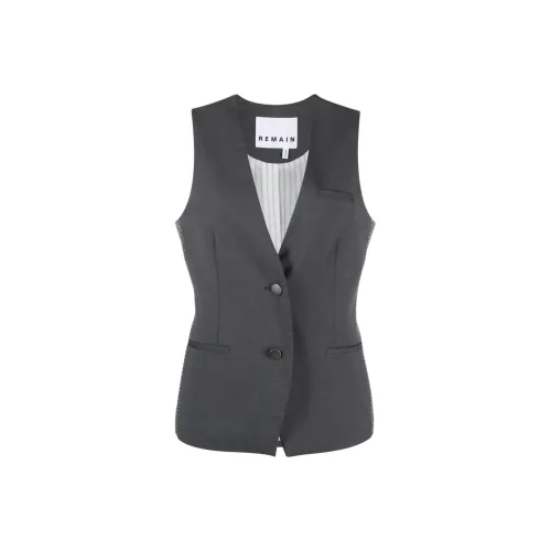 Remain Questioning Vest Women's Gray