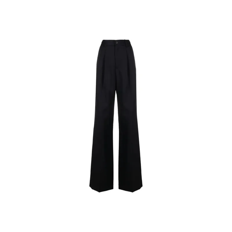 NILI LOTAN Pleat detail Wide leg Trousers-0