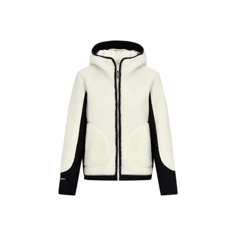 HAZZYS Velvet feel Coat Women's Ivory-0