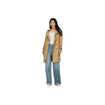 Bebe Trench Coats Women's Khaki