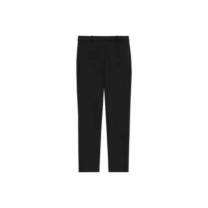 THEORY High-waisted Cropped Trousers-0