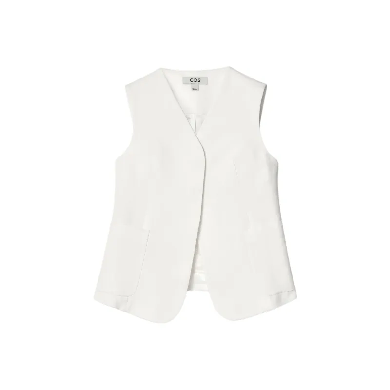 COS Vests Women's Ivory-0