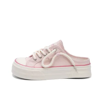 HUANQIU Rubber Sole Slip Resistant Abrasion Resistant Closed Toe Slippers Women's Pink