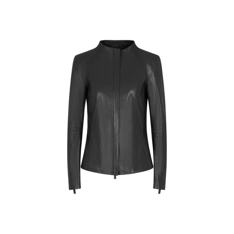 GIORGIO ARMANI Nappa leather Jacket With Zip-0