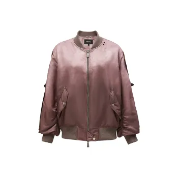 ONLY Puffer Jacket Women's Pink Gradient