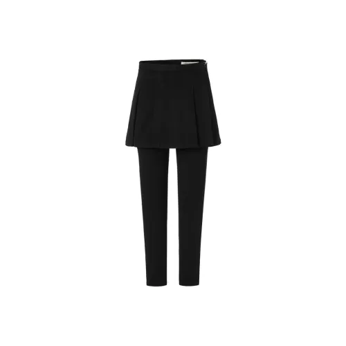 MO&CO Casual Pants Women's Denim Black